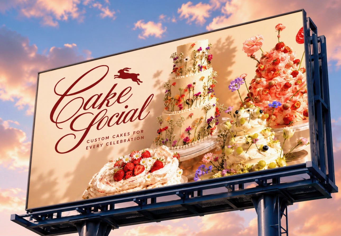 Cake Social Creative Branding Preview