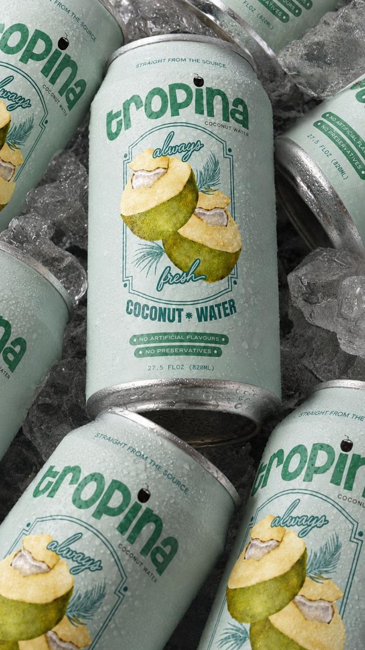 Tropina Beverage Packaging Preview